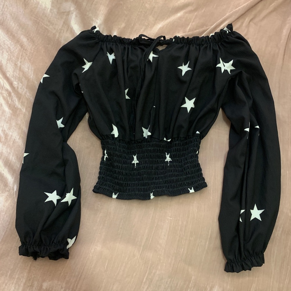 Boohoo star top